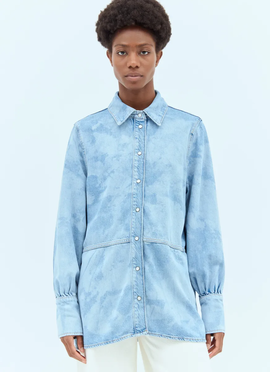 Bleach Denim Shirt