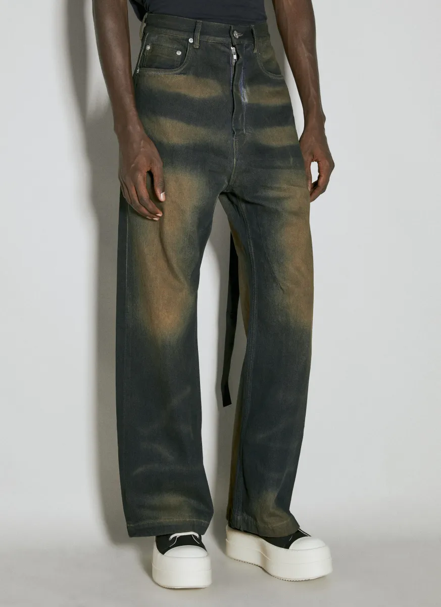 Stained Denim Jeans