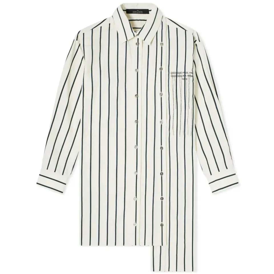 Slash Oversized Shirt With Stripes