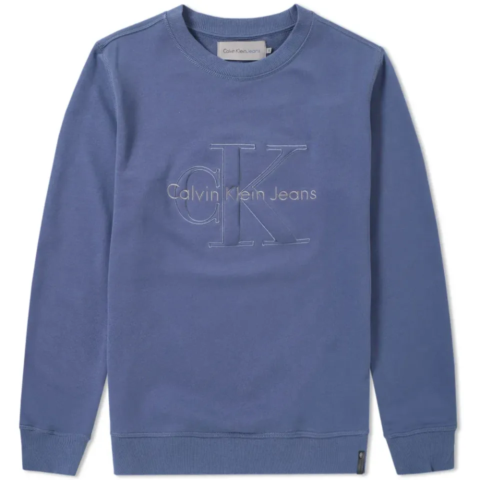 Hasto Embossed Logo Crew Sweat