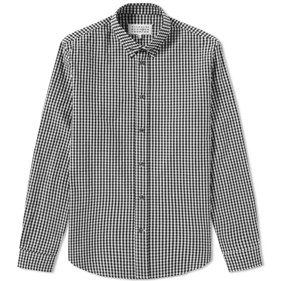 14 Button Down Gingham Shirt