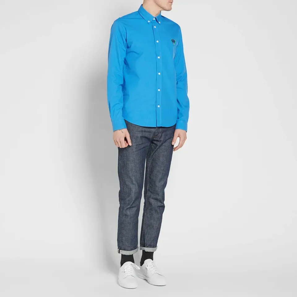 Button Down Tiger Twill Shirt