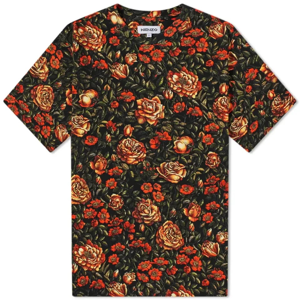 Floral Print Oversized T-Shirt